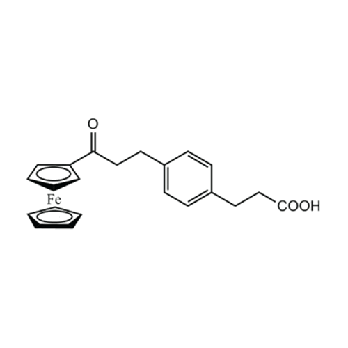 4-(2-Ferrocenoylethyl)-1-(2-carboxyethyl) benzene