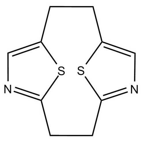 anti-syn-[2.2](2,5)Thiazolophane (13,14-Dithia-5,12- diazatricyclo[8.2.1.1^(4,7)]tetradeca-4,6,10,12-tetraene, anti-syn stereoisomer)