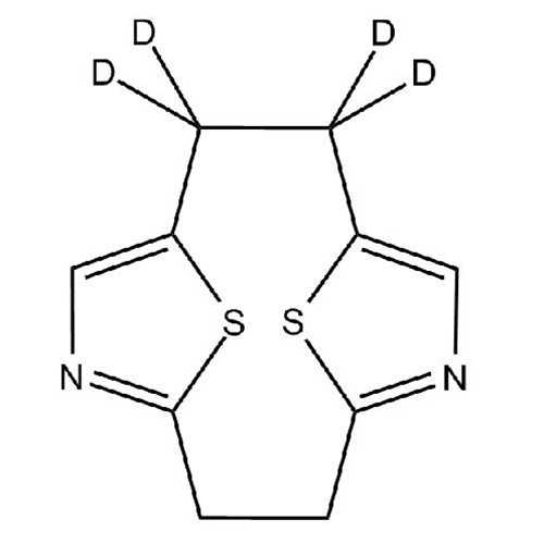 anti-syn-[2.2](2,5)Thiazolophane-d4(13,14-Dithia-5,12-diazatricyclo[8.2.1.1^(4,7)]-tetradeca-4,6,10,12-tetraene-8,8,9,9-d4,anti-syn stereoisomer)